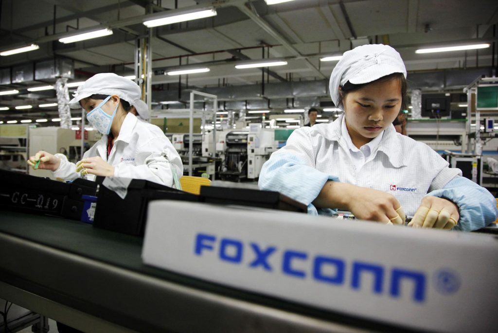Fabricação do iPhone pela empresa Foxconn