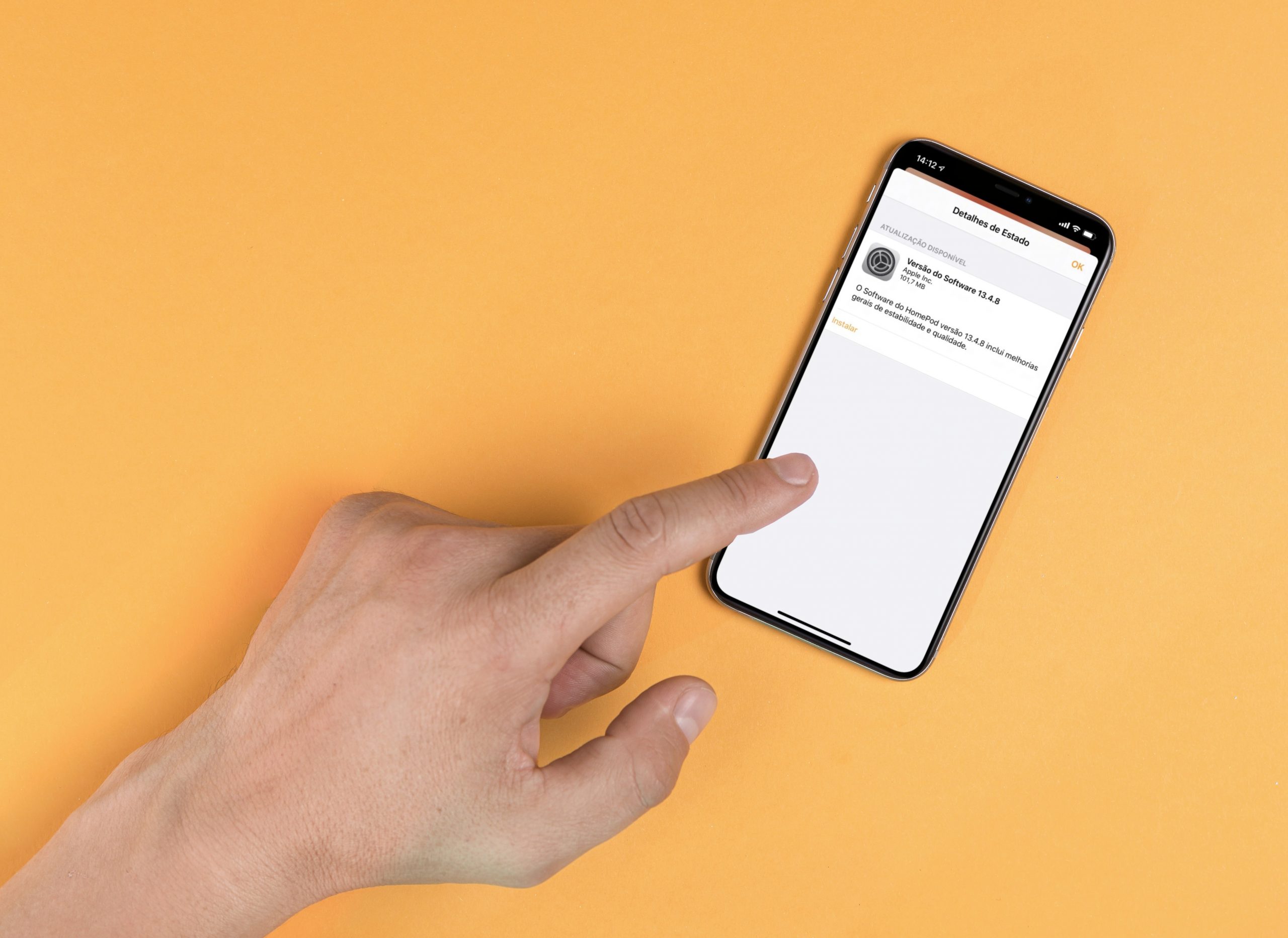 imagem atualização iOS 13.6